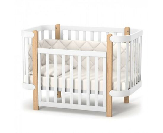 Ліжечко Верес Monaco біло-букове (05.3.1.21.15), зображення 2 Ліжечко Верес Monaco біло-букове (05.3.1.21.15), зображення 2