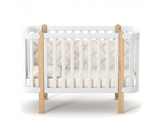 Ліжечко Верес Monaco біло-букове (05.3.1.21.15), зображення 4 Ліжечко Верес Monaco біло-букове (05.3.1.21.15), зображення 4