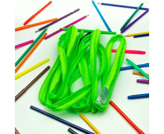 Пенал Zipit Neon Jumbo Radiant Lime (ZTJ-NN-1), изображение 4 Пенал Zipit Neon Jumbo Radiant Lime (ZTJ-NN-1), изображение 4