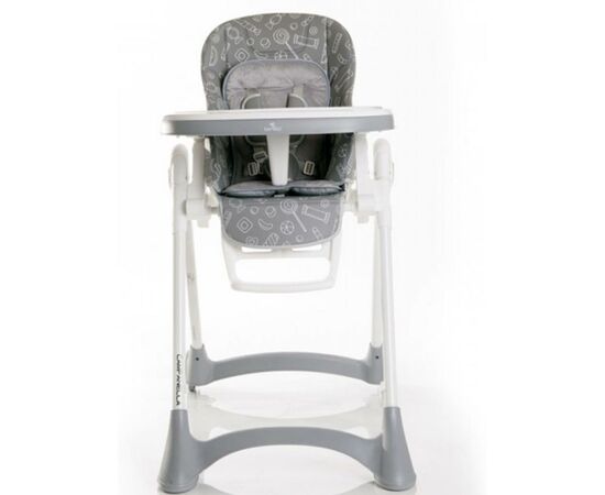 Стульчик для кормления Bertoni/Lorelli CAMPANELLA grey candy (23179), изображение 2 Стульчик для кормления Bertoni/Lorelli CAMPANELLA grey candy (23179), изображение 2