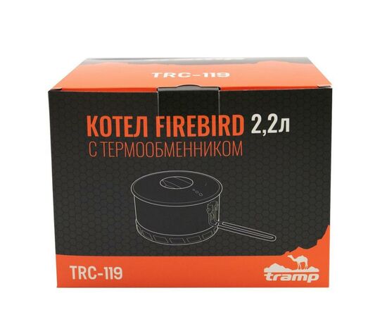 Котел туристический Tramp анодированный с теплообменником 2,2 л (TRC-119), изображение 5 Котел туристический Tramp анодированный с теплообменником 2,2 л (TRC-119), изображение 5