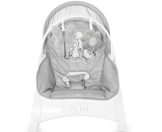 Кресло-качалка Bertoni/Lorelli ENJOY grey rabbits, изображение 2 Кресло-качалка Bertoni/Lorelli ENJOY grey rabbits, изображение 2