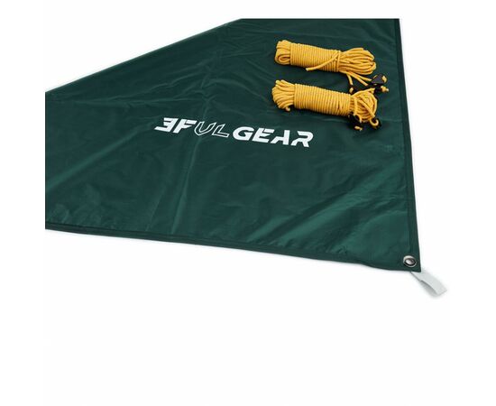 Тент 3F Ul Gear 210T Tarp 4x3 Green (210T4-3G), изображение 2 Тент 3F Ul Gear 210T Tarp 4x3 Green (210T4-3G), изображение 2