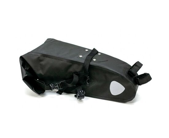 Сумка подседельная Bravvos "байкпакинг" 62x14x14 см A2-402 Black (BIB-028), изображение 2 Сумка подседельная Bravvos "байкпакинг" 62x14x14 см A2-402 Black (BIB-028), изображение 2