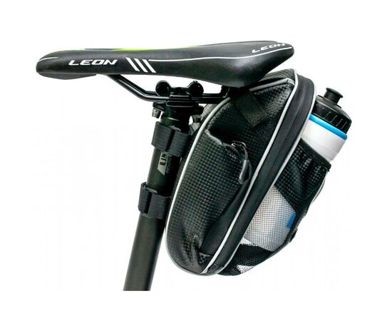 Сумка подседельная Bravvos AZ-400 с отделение под бутылку (BIB-023), изображение 2 Сумка подседельная Bravvos AZ-400 с отделение под бутылку (BIB-023), изображение 2