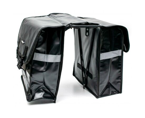 Велосумка на багажник Bravvos F-089 31x14x33 cm Black (BIB-031), изображение 2