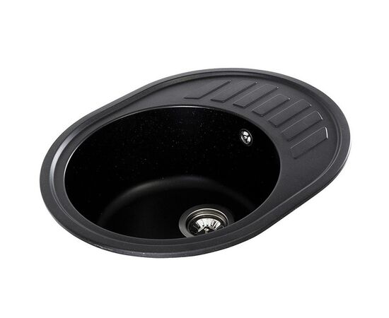 Мойка кухонная Interline EVA black, изображение 2 Мойка кухонная Interline EVA black, изображение 2