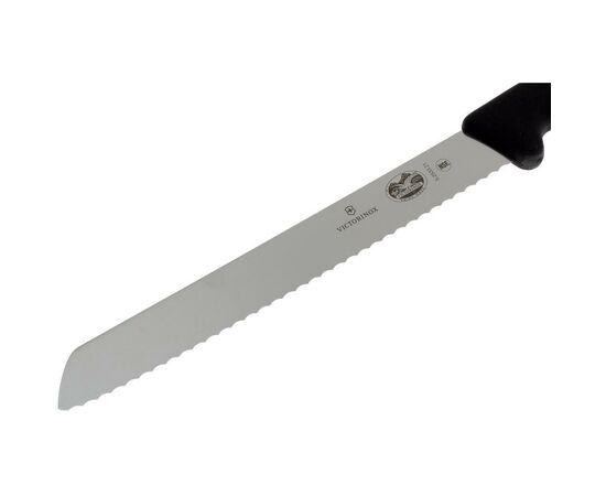 Кухонный нож Victorinox Fibrox Bread Knife 21 см Black (5.2533.21), изображение 2 Кухонный нож Victorinox Fibrox Bread Knife 21 см Black (5.2533.21), изображение 2