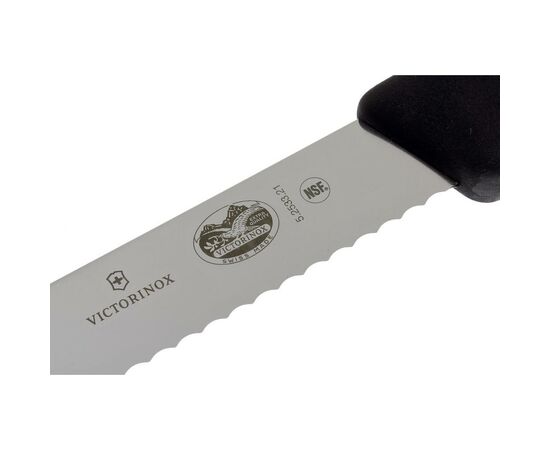 Кухонный нож Victorinox Fibrox Bread Knife 21 см Black (5.2533.21), изображение 3 Кухонный нож Victorinox Fibrox Bread Knife 21 см Black (5.2533.21), изображение 3