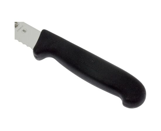 Кухонный нож Victorinox Fibrox Bread Knife 21 см Black (5.2533.21), изображение 4 Кухонный нож Victorinox Fibrox Bread Knife 21 см Black (5.2533.21), изображение 4