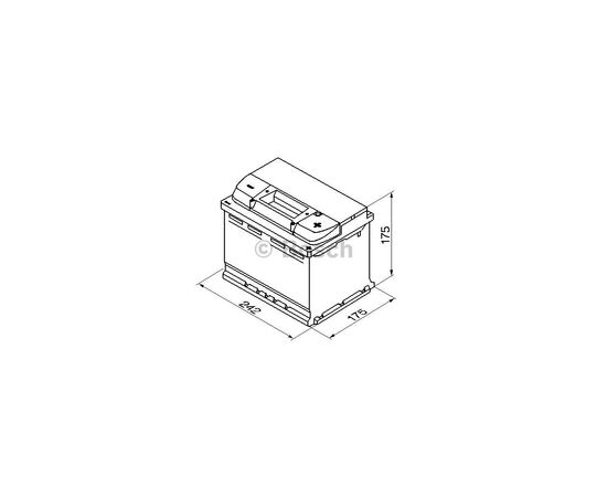Акумулятор автомобільний Bosch 60А (0 092 S40 040), зображення 4 Акумулятор автомобільний Bosch 60А (0 092 S40 040), зображення 4