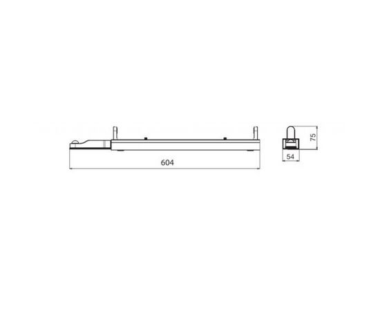 Светильник Osram LEDVANCE LINEAR HOUSING, 400мм (4058075522084), изображение 5 Светильник Osram LEDVANCE LINEAR HOUSING, 400мм (4058075522084), изображение 5
