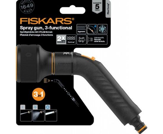 Пистолет для полива Fiskars FiberComp 3 функции Watering (1054782), изображение 4 Пистолет для полива Fiskars FiberComp 3 функции Watering (1054782), изображение 4