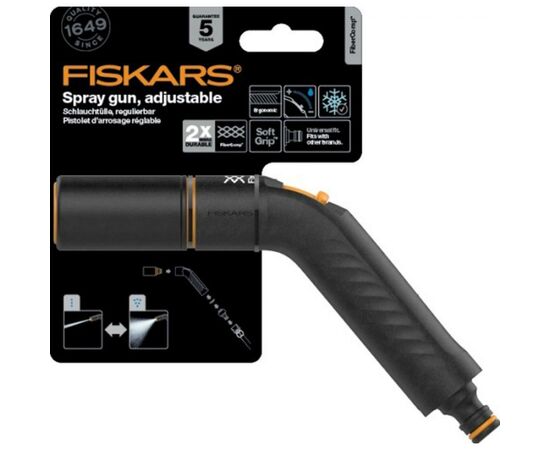 Пистолет для полива Fiskars FiberComp насадка регулируемая Watering (1054781), изображение 6 Пистолет для полива Fiskars FiberComp насадка регулируемая Watering (1054781), изображение 6