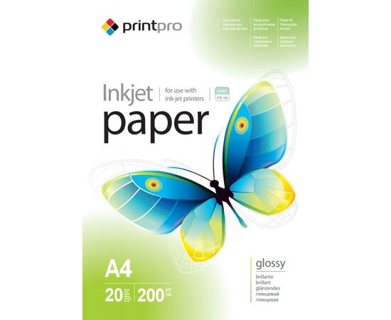 Фотопапір PrintPro A4 (PGE200020A4)