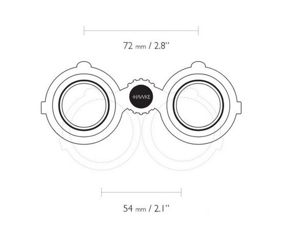 Бінокль Hawke Nature Trek 8x25 (Green) (35051), зображення 3 Бінокль Hawke Nature Trek 8x25 (Green) (35051), зображення 3