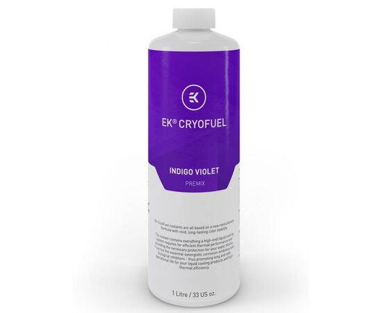 Охолоджуюча рідина Ekwb EK-CryoFuel Indigo Violet (Premix 1000mL) (3831109810415)