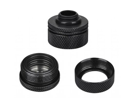 Фитинг для СВО ThermalTake Pacific G1/4 PETG Tube Compression 16mm OD - Black (CL-W092-CA00BL-A), изображение 2 Фитинг для СВО ThermalTake Pacific G1/4 PETG Tube Compression 16mm OD - Black (CL-W092-CA00BL-A), изображение 2