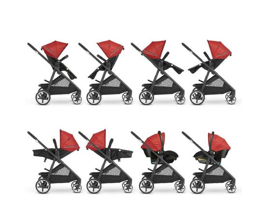 Коляска Evenflo Shyft Gold - Garnet (6910806231055/6910806230058), изображение 5 Коляска Evenflo Shyft Gold - Garnet (6910806231055/6910806230058), изображение 5