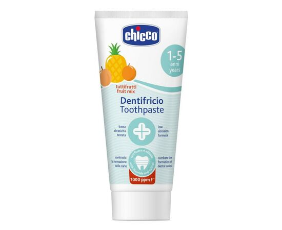 Детская зубная паста Chicco Тутти-Фрутти с фтором 50 мл (10608.00)