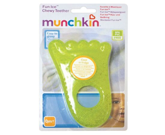 Прорізувач Munchkin Fun Ice Chewy Teether зелена ніжка (011324.030), зображення 2 Прорізувач Munchkin Fun Ice Chewy Teether зелена ніжка (011324.030), зображення 2