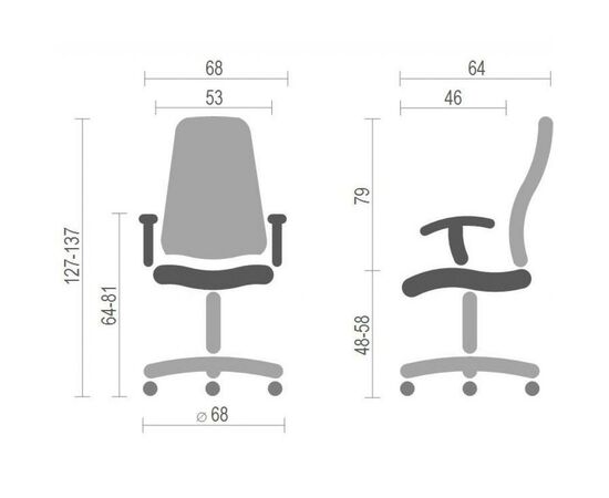 Кресло игровое Аклас Хорнет PL RL Белое (06154), изображение 6