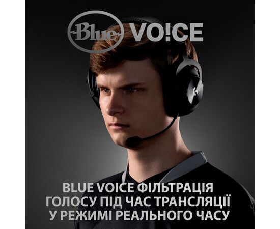Навушники Logitech G PRO X Wireless Lightspeed Black (981-000907), зображення 4 Навушники Logitech G PRO X Wireless Lightspeed Black (981-000907), зображення 4