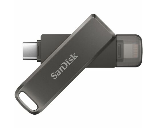 USB флеш накопитель SanDisk 64GB iXpand Drive Luxe Type-C /Lightning (SDIX70N-064G-GN6NN), изображение 2 USB флеш накопитель SanDisk 64GB iXpand Drive Luxe Type-C /Lightning (SDIX70N-064G-GN6NN), изображение 2