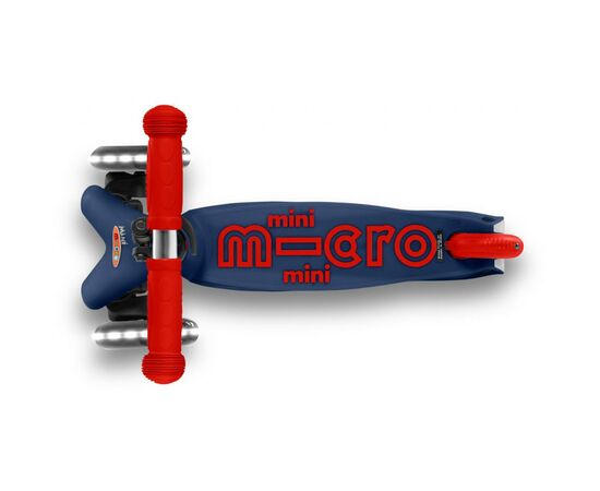 Самокат Micro Mini Deluxe Navy Blue LED (MMD118), изображение 2 Самокат Micro Mini Deluxe Navy Blue LED (MMD118), изображение 2