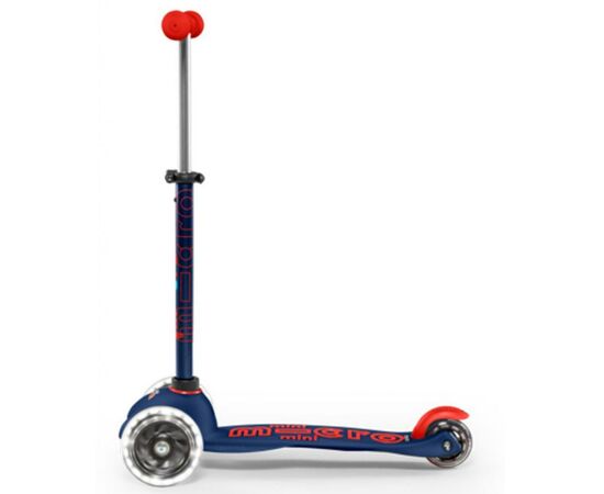 Самокат Micro Mini Deluxe Navy Blue LED (MMD118), изображение 3 Самокат Micro Mini Deluxe Navy Blue LED (MMD118), изображение 3