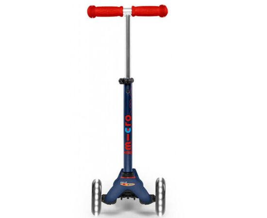Самокат Micro Mini Deluxe Navy Blue LED (MMD118), изображение 4 Самокат Micro Mini Deluxe Navy Blue LED (MMD118), изображение 4