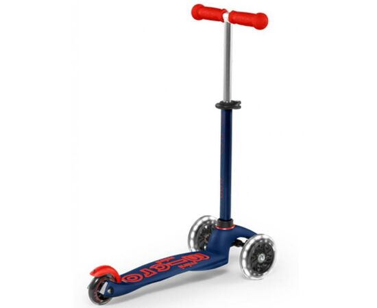 Самокат Micro Mini Deluxe Navy Blue LED (MMD118), изображение 6 Самокат Micro Mini Deluxe Navy Blue LED (MMD118), изображение 6