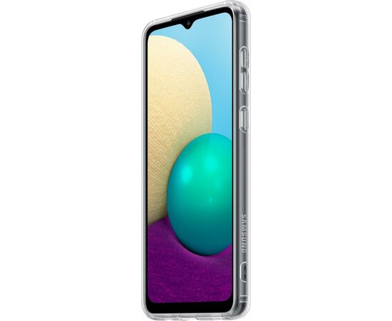 Чехол для моб. телефона Samsung Soft Clear Cover Galaxy A02 (A022) Transparent (EF-QA022TTEGRU), изображение 4 Чехол для моб. телефона Samsung Soft Clear Cover Galaxy A02 (A022) Transparent (EF-QA022TTEGRU), изображение 4