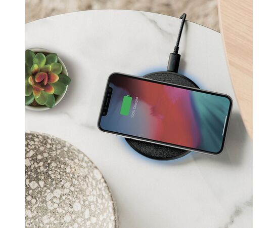 Зарядний пристрій MakeFuture Wireless PowerPad 2 15W Black (MQI-P101GR), зображення 3 Зарядний пристрій MakeFuture Wireless PowerPad 2 15W Black (MQI-P101GR), зображення 3