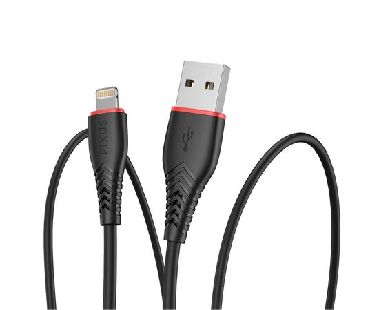 Дата кабель USB 2.0 AM to Lightning Start Pixus (4897058531350), изображение 4 Дата кабель USB 2.0 AM to Lightning Start Pixus (4897058531350), изображение 4