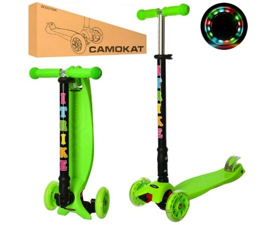 Самокат iTrike Maxi JR green (JR 3-003-1-GR green), изображение 3 Самокат iTrike Maxi JR green (JR 3-003-1-GR green), изображение 3