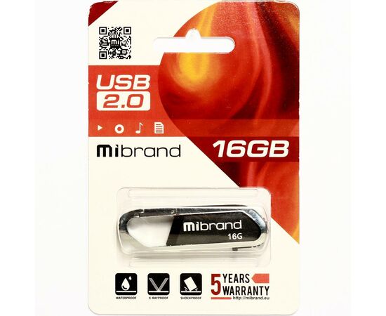 USB флеш накопитель Mibrand 16GB Aligator Black USB 2.0 (MI2.0/AL16U7B), изображение 2 USB флеш накопитель Mibrand 16GB Aligator Black USB 2.0 (MI2.0/AL16U7B), изображение 2