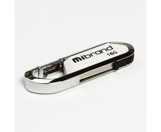 USB флеш накопичувач Mibrand 16GB Aligator White USB 2.0 (MI2.0/AL16U7W)