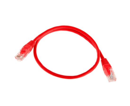 Патч-корд 1м, RJ-45, Cat.5e, CU, мідь, червоний Ritar (PCR-CU/1Rd / 04271)