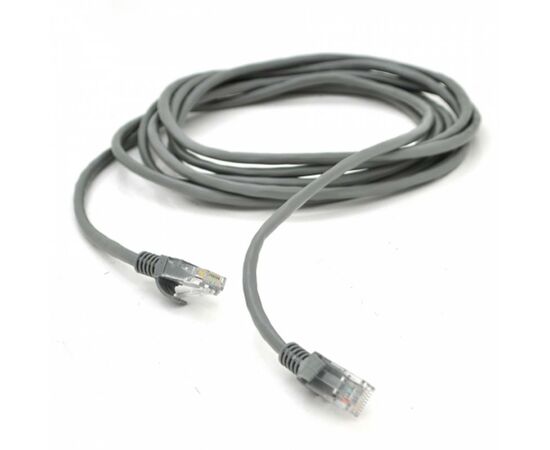 Патч-корд 20м, RJ-45, Cat.5e, CU, мідь, сірий Ritar (PCR-CU/20G / 13086)