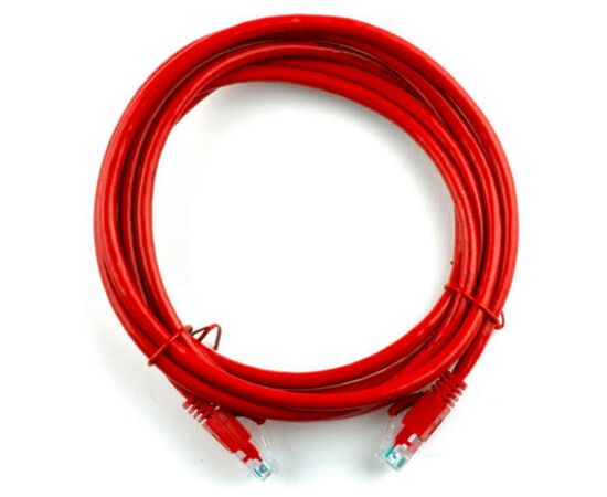 Патч-корд 25м, RJ-45, Cat.5e, CU, мідь, червоний Ritar (PCR-CU/25Rd / 04304)