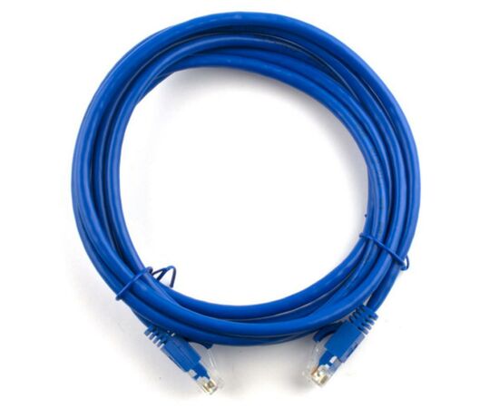 Патч-корд 2м, RJ-45, Cat.5e, CCA, біметал, синій Ritar (PCR-CCA/2Be / 00214)