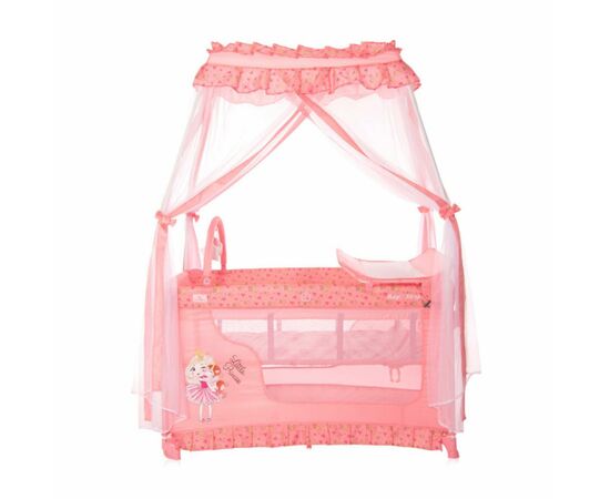 Детский манеж Lorelli MAGIC SLEEP pink princes, изображение 2 Детский манеж Lorelli MAGIC SLEEP pink princes, изображение 2