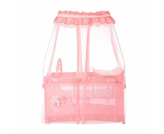 Детский манеж Lorelli MAGIC SLEEP pink princes, изображение 3 Детский манеж Lorelli MAGIC SLEEP pink princes, изображение 3
