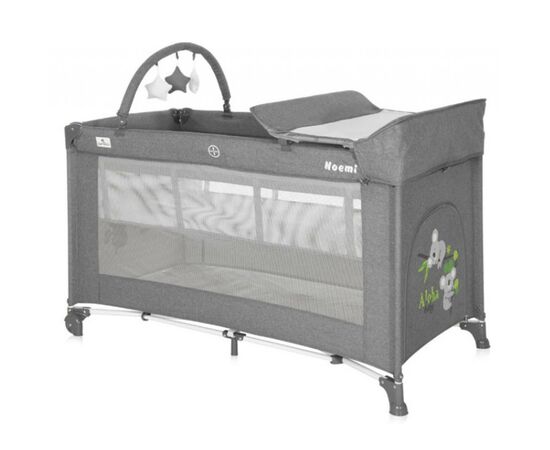 Дитячий манеж Lorelli NOEMI 2L+ grey koalas