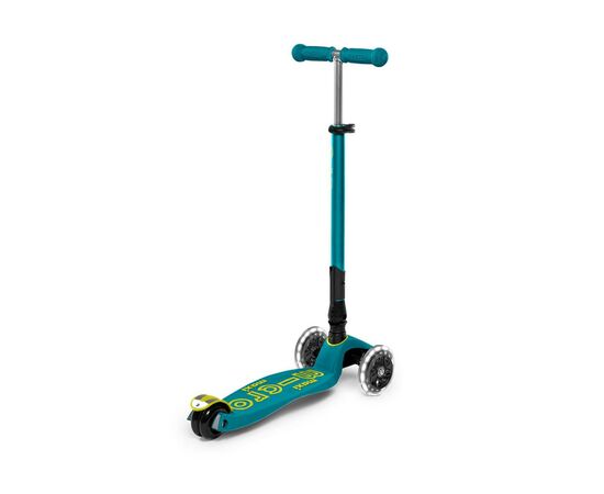 Самокат Micro Maxi Deluxe Foldable LED Зеленый (MMD097), изображение 3 Самокат Micro Maxi Deluxe Foldable LED Зеленый (MMD097), изображение 3