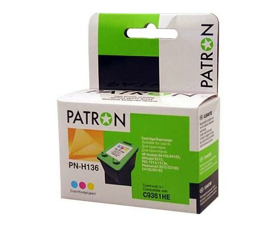 Картридж Patron для HP PN-H136 COLOUR (C9361HE) (CI-HP-C9361HE-C-PN)
