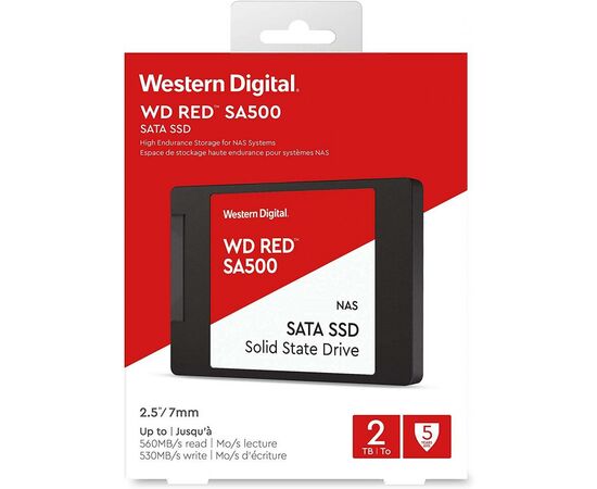 Накопитель SSD 2.5" 2TB WD (WDS200T1R0A), изображение 4 Накопитель SSD 2.5" 2TB WD (WDS200T1R0A), изображение 4