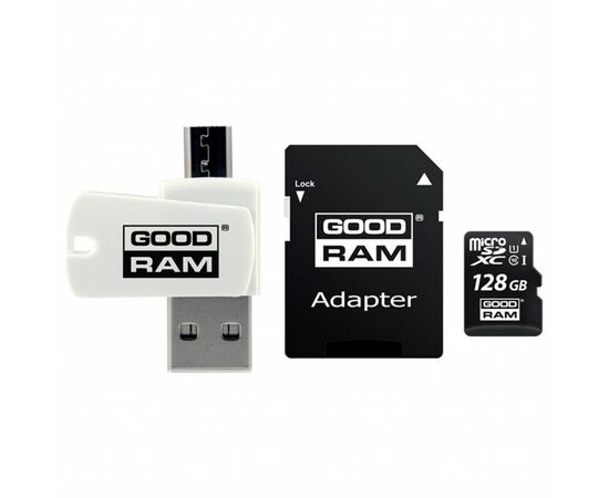 Карта памяти Goodram 128GB microSDXC class 10 UHS-I (M1A4-1280R12)