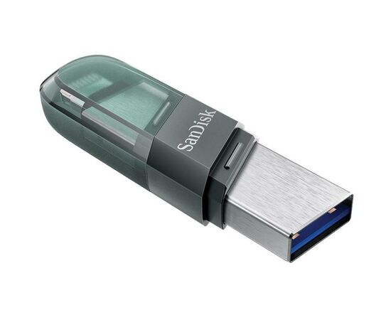 USB флеш накопитель SanDisk 128GB iXpand USB 3.1 /Lightning (SDIX90N-128G-GN6NE), изображение 3 USB флеш накопитель SanDisk 128GB iXpand USB 3.1 /Lightning (SDIX90N-128G-GN6NE), изображение 3